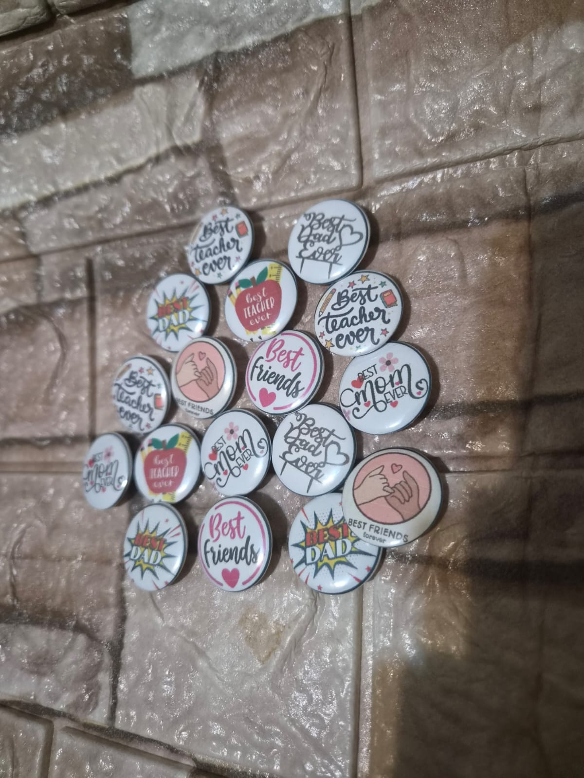 Pin badges and accessories